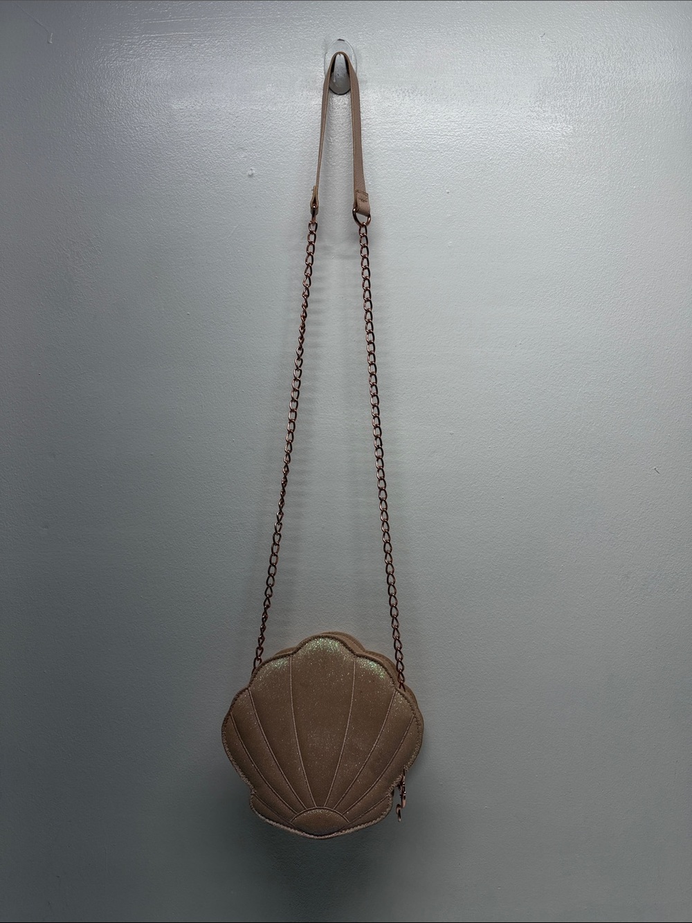 Disney LoungeFly The Little Mermaid Ariel Shell Purse Crossbody Bag Iridescent